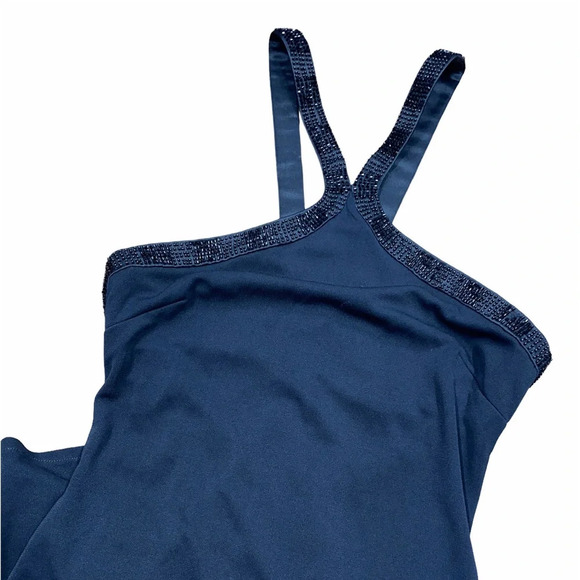 Rimini by show formal black halter maxi dress size 2 - Picture 2 of 8